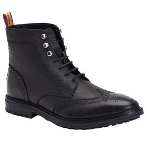 Base London Mens Hemlock Ankle Brogues / Black